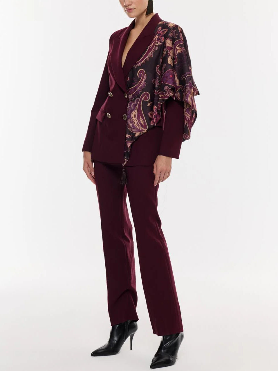 Elegant High-Waist Straight-Leg Trousers