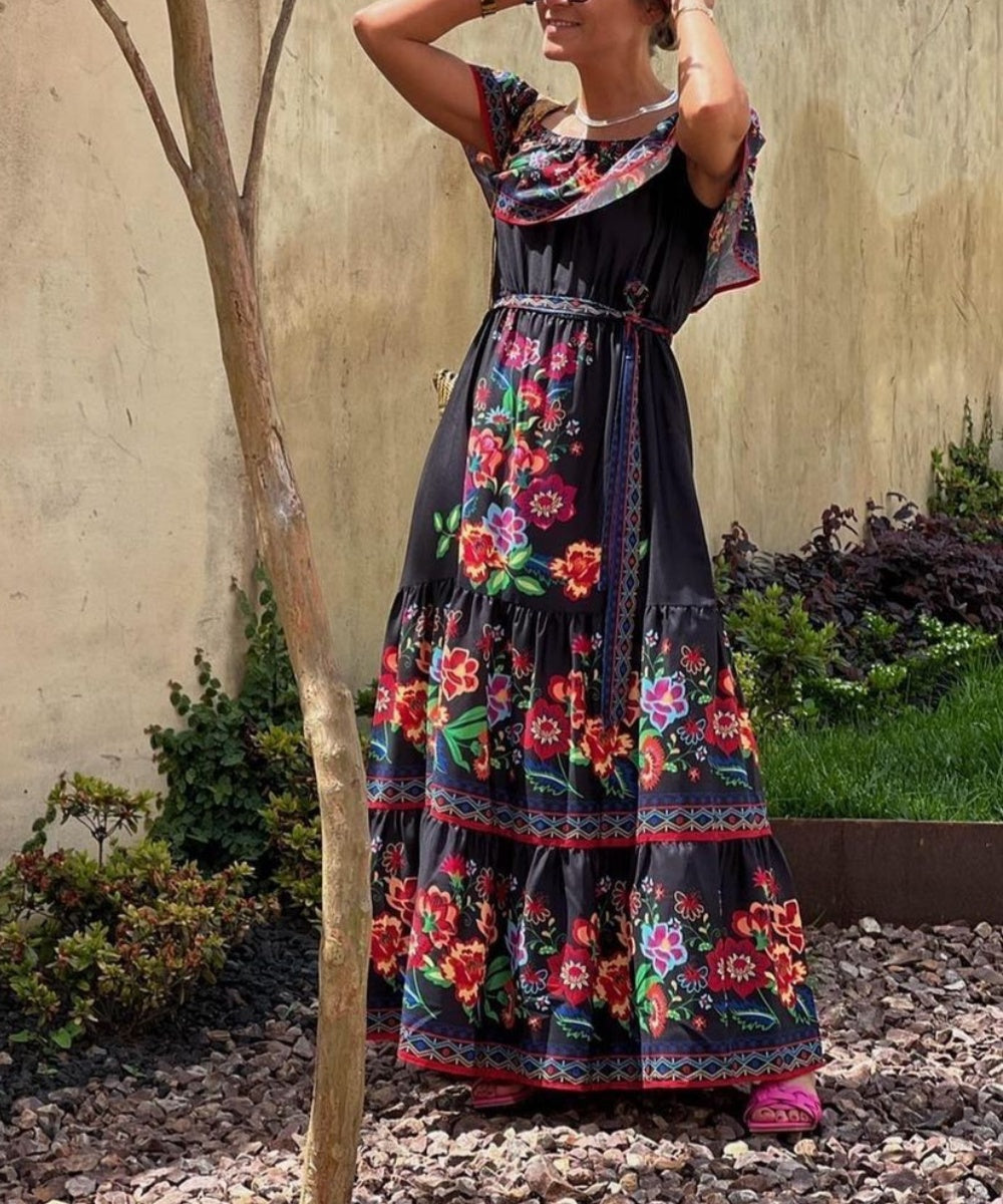 Soft Beach Specialty Print Dress