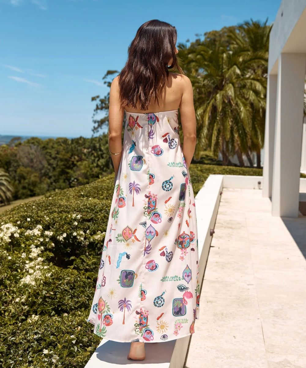 Summer Fun Sleeveless Print Dress