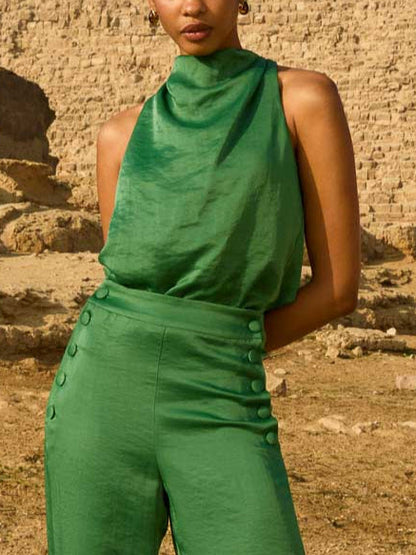 Fashionable Backless Top