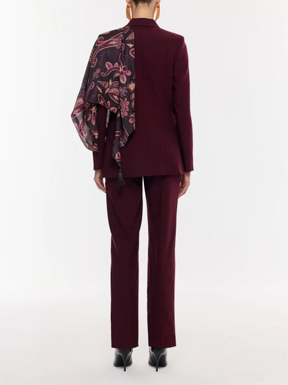 Elegant Tailored Double-Breasted Blazer