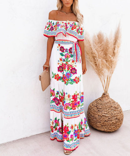 Soft Beach Specialty Print Dress