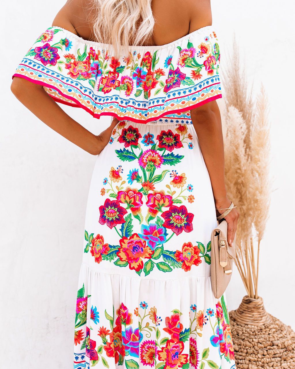 Soft Beach Specialty Print Dress
