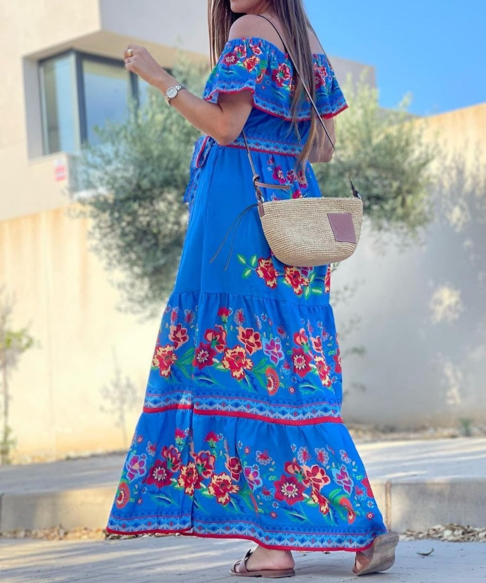 Soft Beach Specialty Print Dress