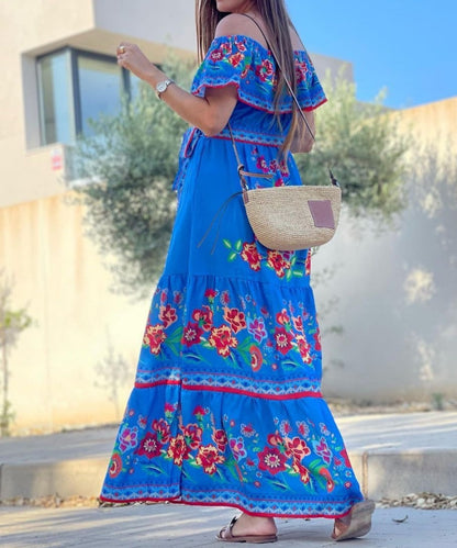 Soft Beach Specialty Print Dress