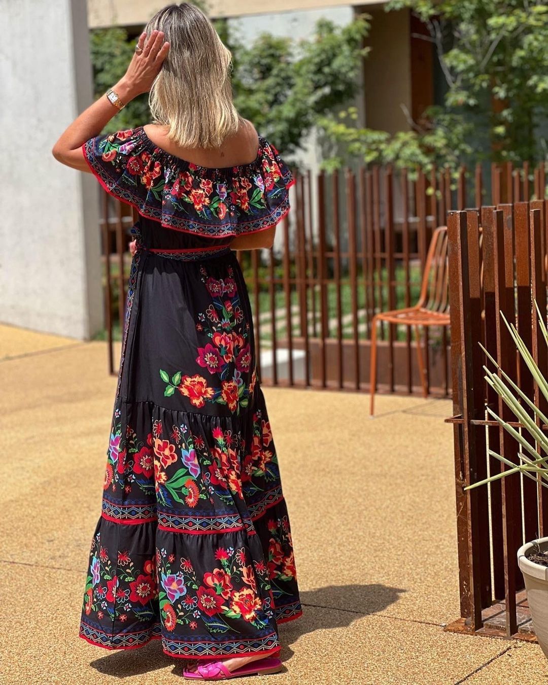 Soft Beach Specialty Print Dress