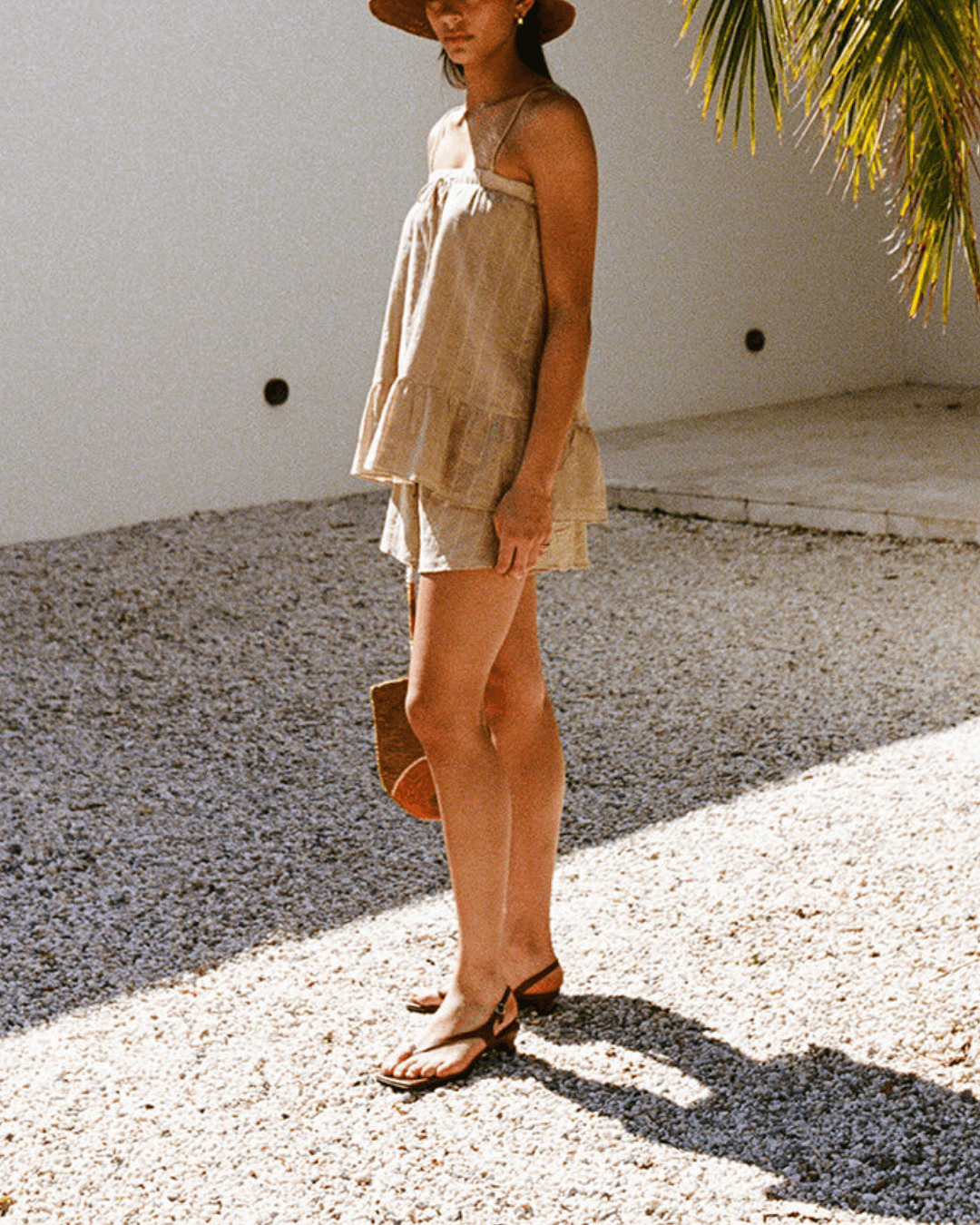 Linen Shirt & Shorts Set