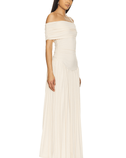 Off Shoulder Maxi Dress