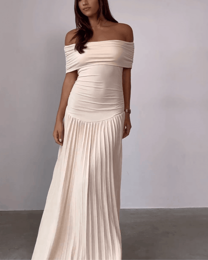 Off Shoulder Maxi Dress