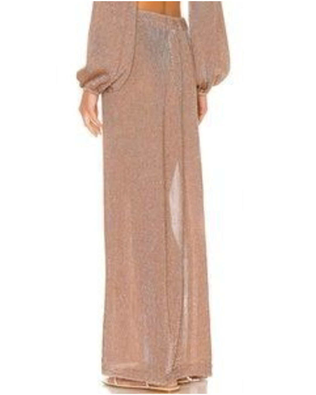 Wrap in Gold Skirt Set