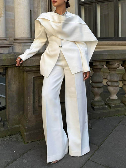 Chic High-Waist Wide-Leg Pants