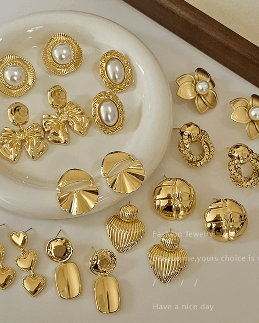 Free 18K Gold Plated Fashion Earrings