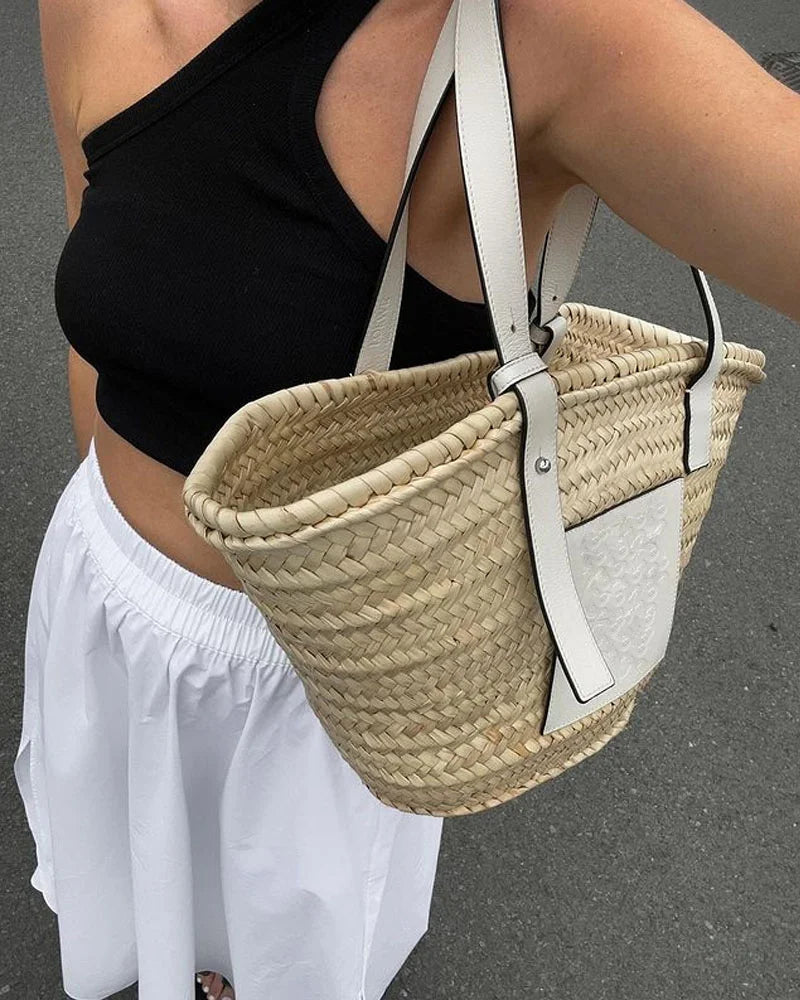 Casual Two-Piece Vest & Vented Skirt Set