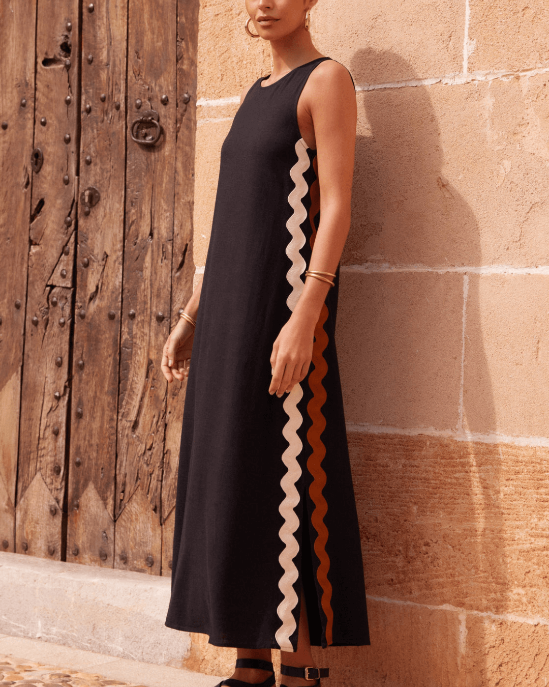 Washed Black Maxi Dress