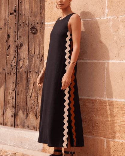 Washed Black Maxi Dress