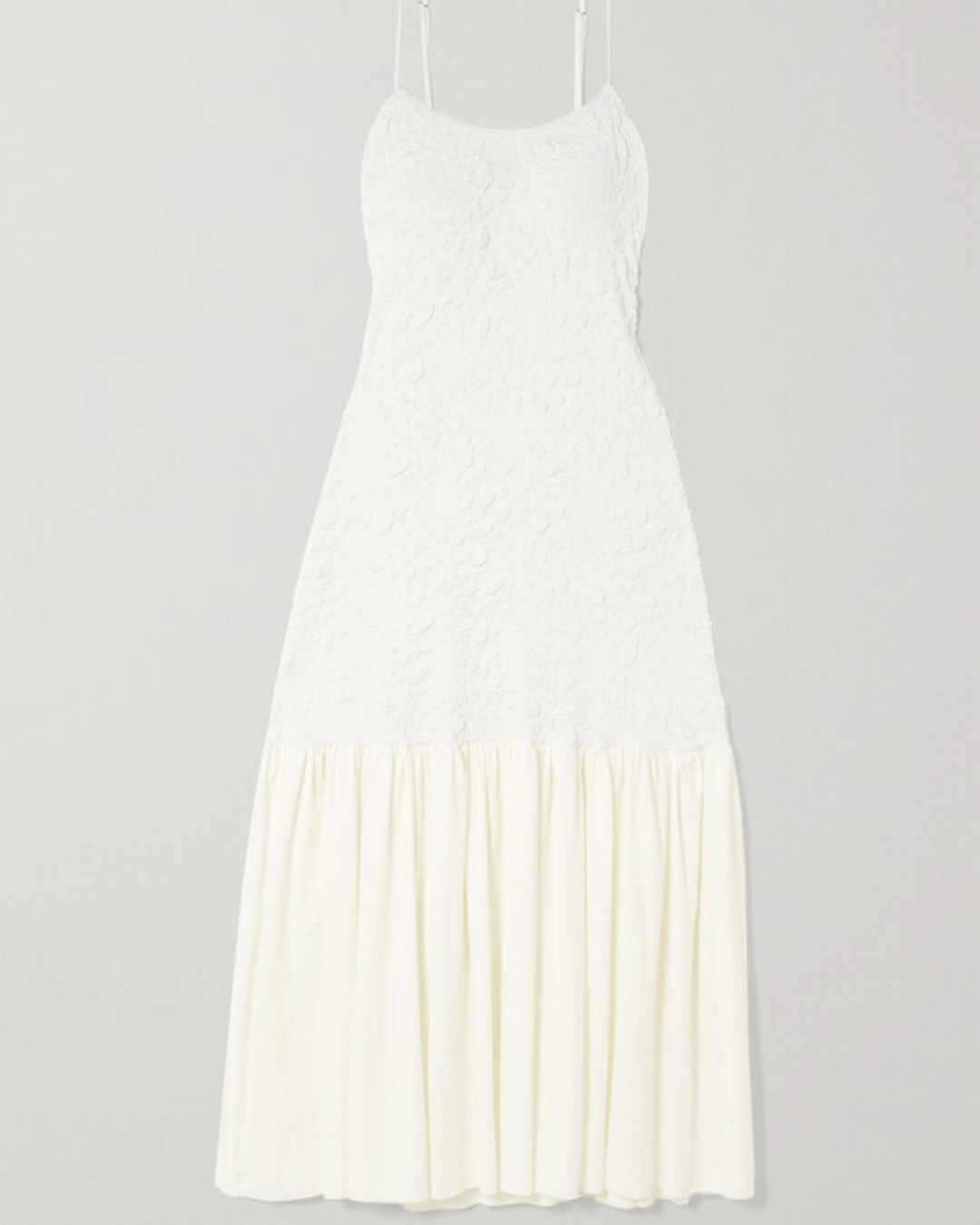 Popcorn Jersey Midi Dress