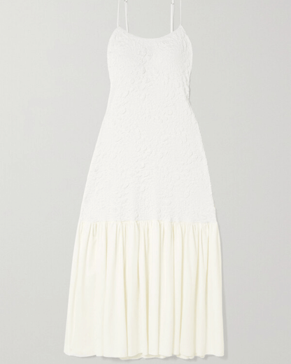 Popcorn Jersey Midi Dress