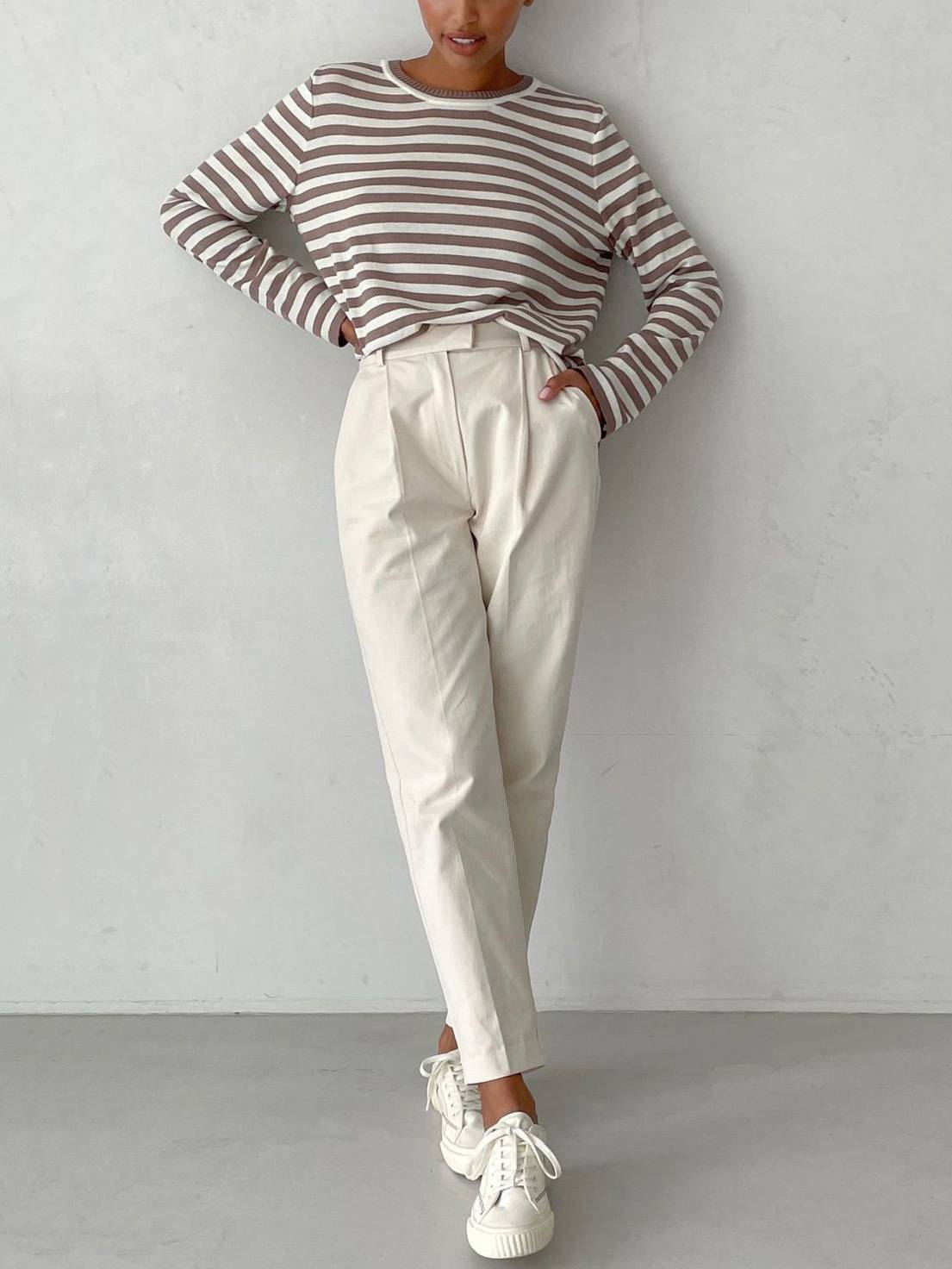 Striped Pullover Sweater