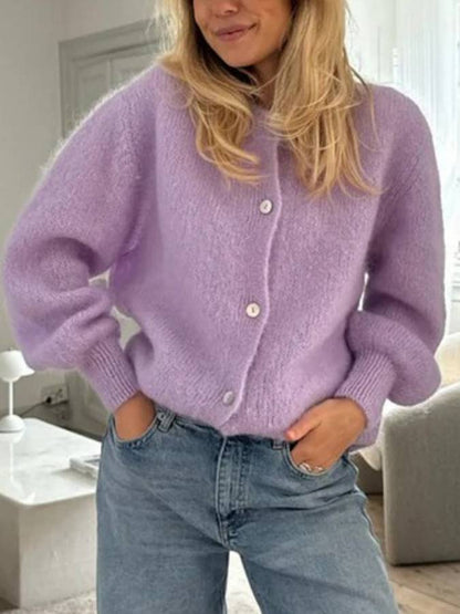 Candy Color Cardigan Knitwear