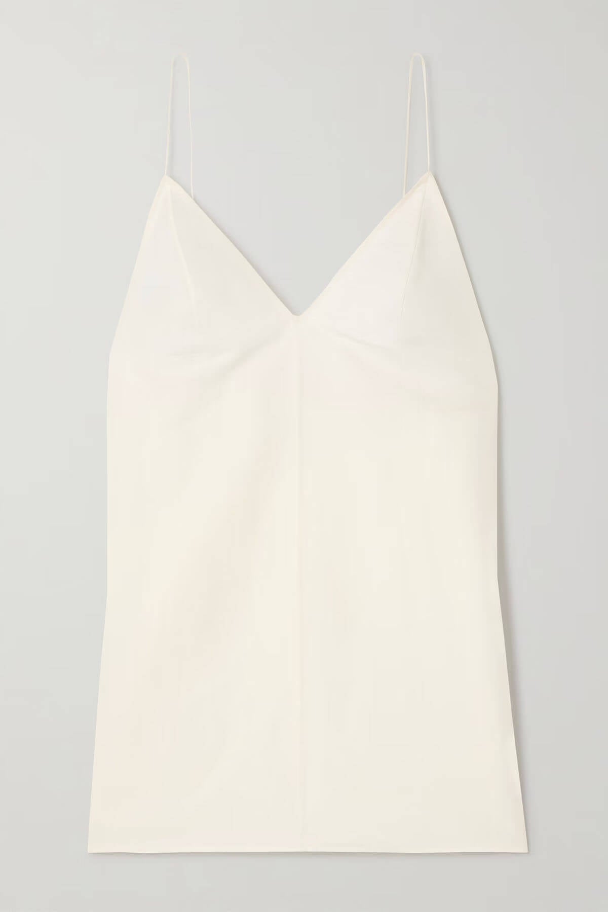 Exquisite Backless Camisole Top and Pleated Printed Satin Twill Skirt Set