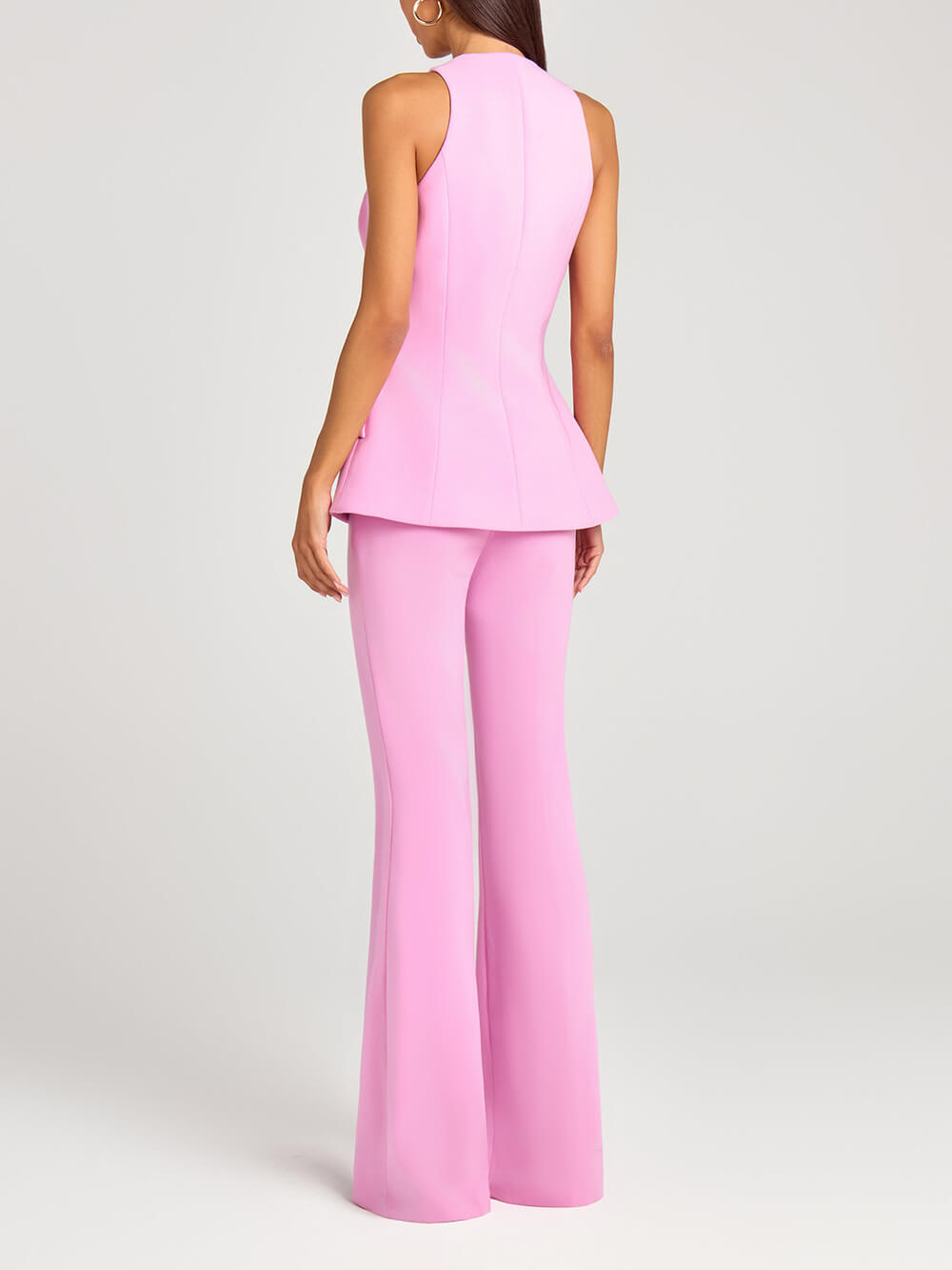 Exquisite Metal Cross Snap Button Sweetheart Neckline Tank Top