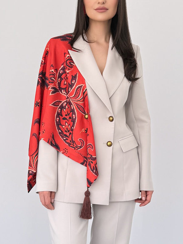 Elegant High-Waist Straight-Leg Trousers