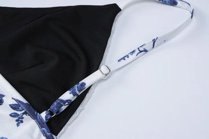 Chic Lace Floral Mini Dress