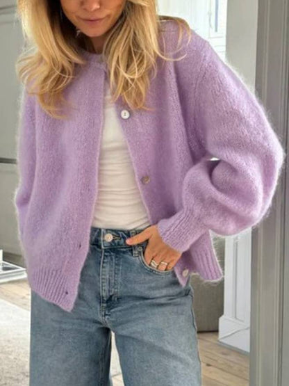 Candy Color Cardigan Knitwear