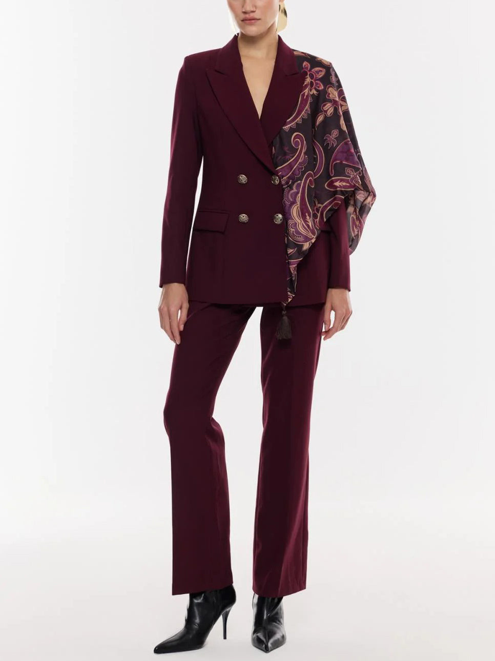 Elegant High-Waist Straight-Leg Trousers