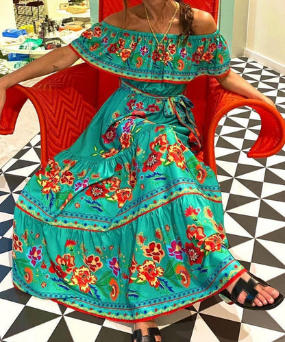 Soft Beach Specialty Print Dress