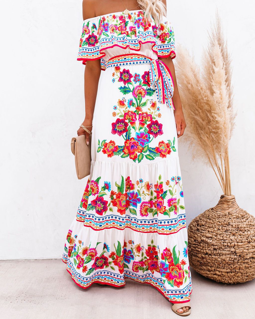 Soft Beach Specialty Print Dress